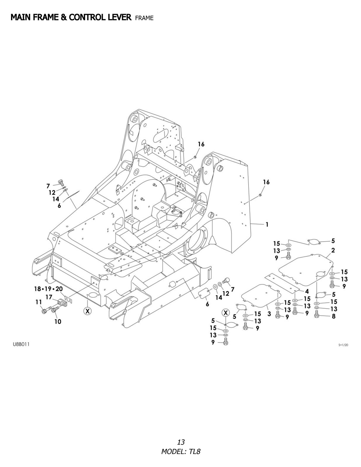 TAKEUCHI TL8 Compact Track Loader Parts Manual SN 200800002 Up – COIL BIND