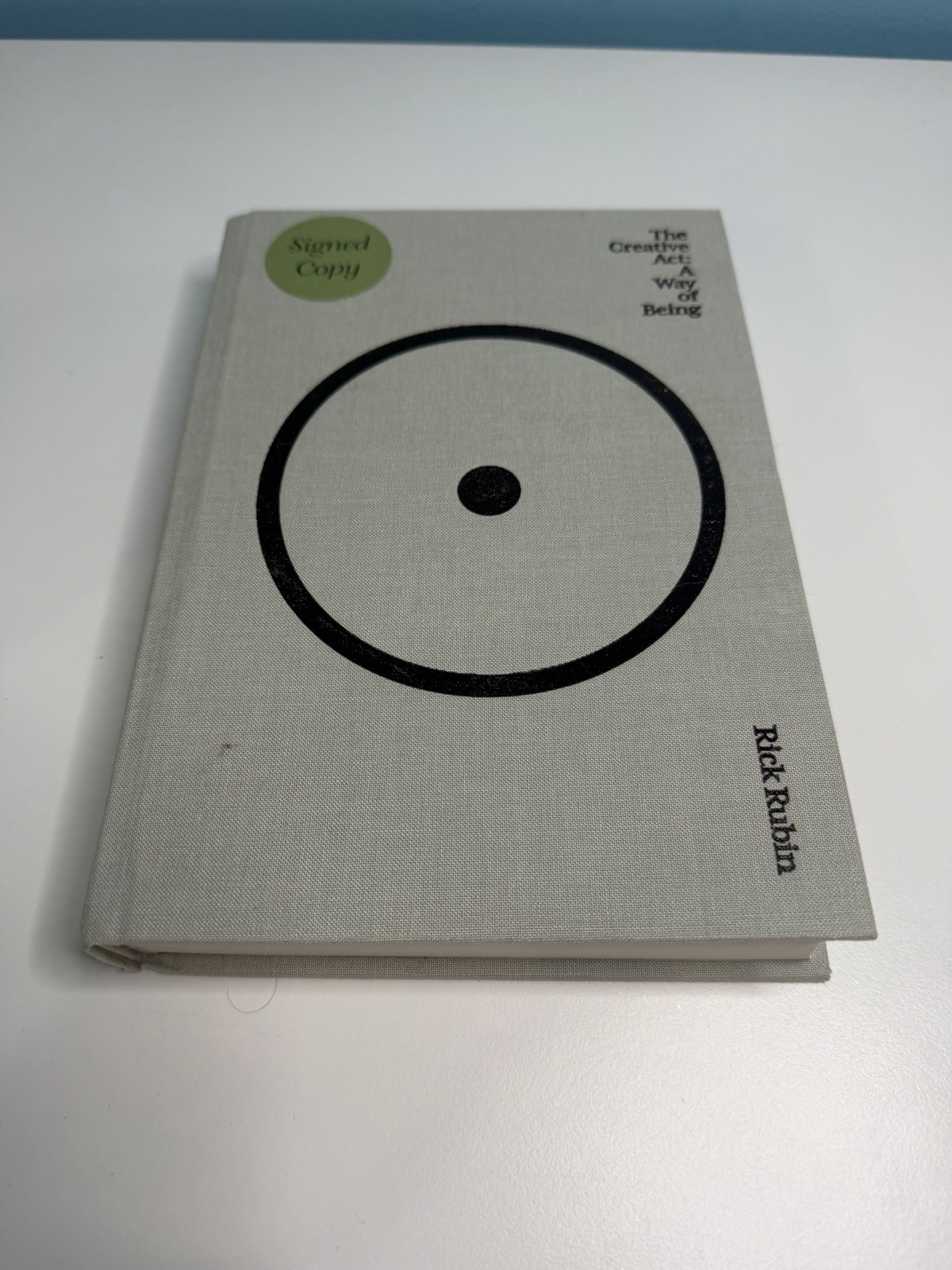 Hardcover The Creative Act: A Way of Being by Rick Rubin, Penguin Press, Signed…