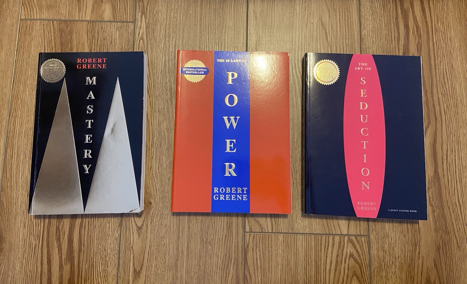 Robert Greene Collection 3 Books Set (48 Laws Of Power, Mastery, Seduction)