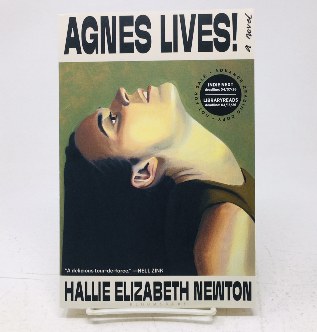 Agnes Lives ARC by Hallie Elizabeth Newton Mystery Thriller Novel