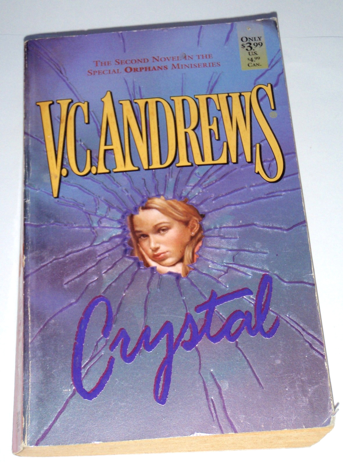 Crystal by VC Andrews Orphans Series VTG Paperback 1998 1st Pocket Books Printng