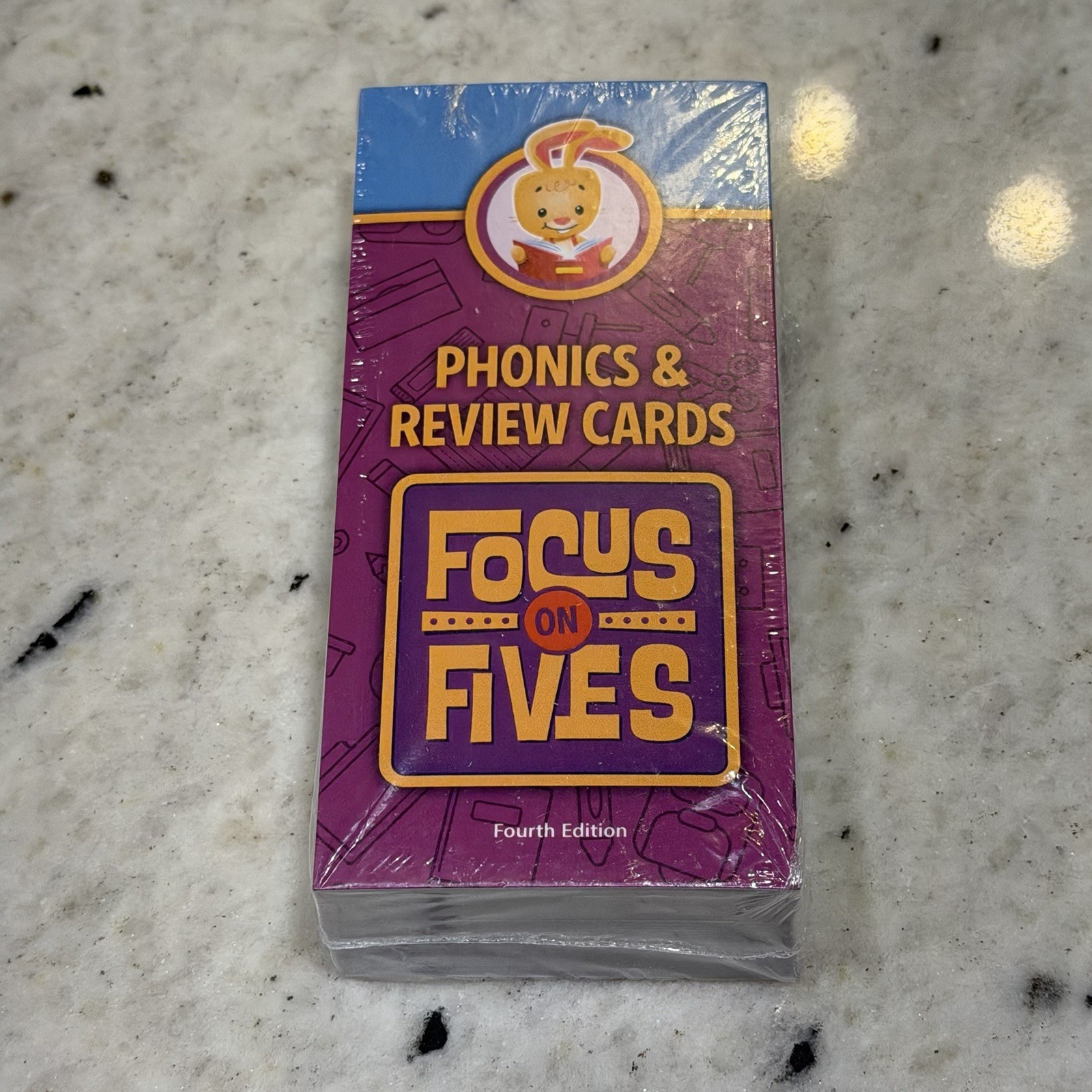 BJU Press Homeschool Focus On Fives Phonics & Review Cards 4th Edition Sealed