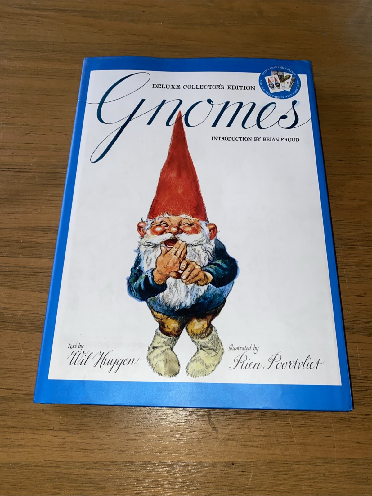 Gnomes Deluxe Collector’s Edition Wil Huygen Rien Povrtvliet w/Prints HC/DJ