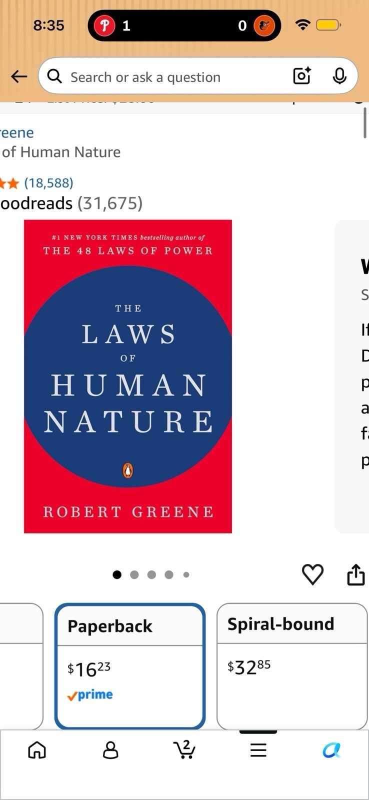 The Laws of Human Nature – Paperback By Greene, Robert