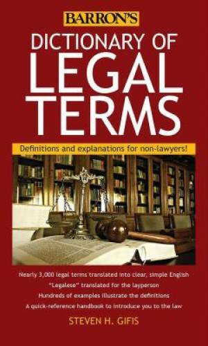 Dictionary of Legal Terms: Definitions and Explanations for Non-Lawyers – GOOD