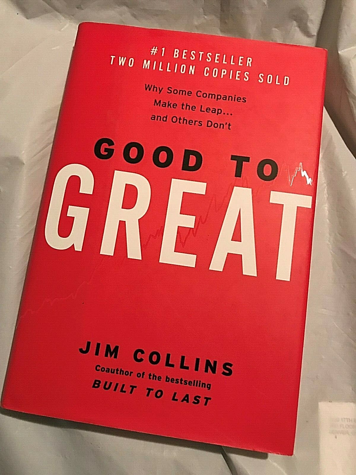 GOOD TO GREAT Jim Collins 2001 First Edtion Making The Leap Built to Last