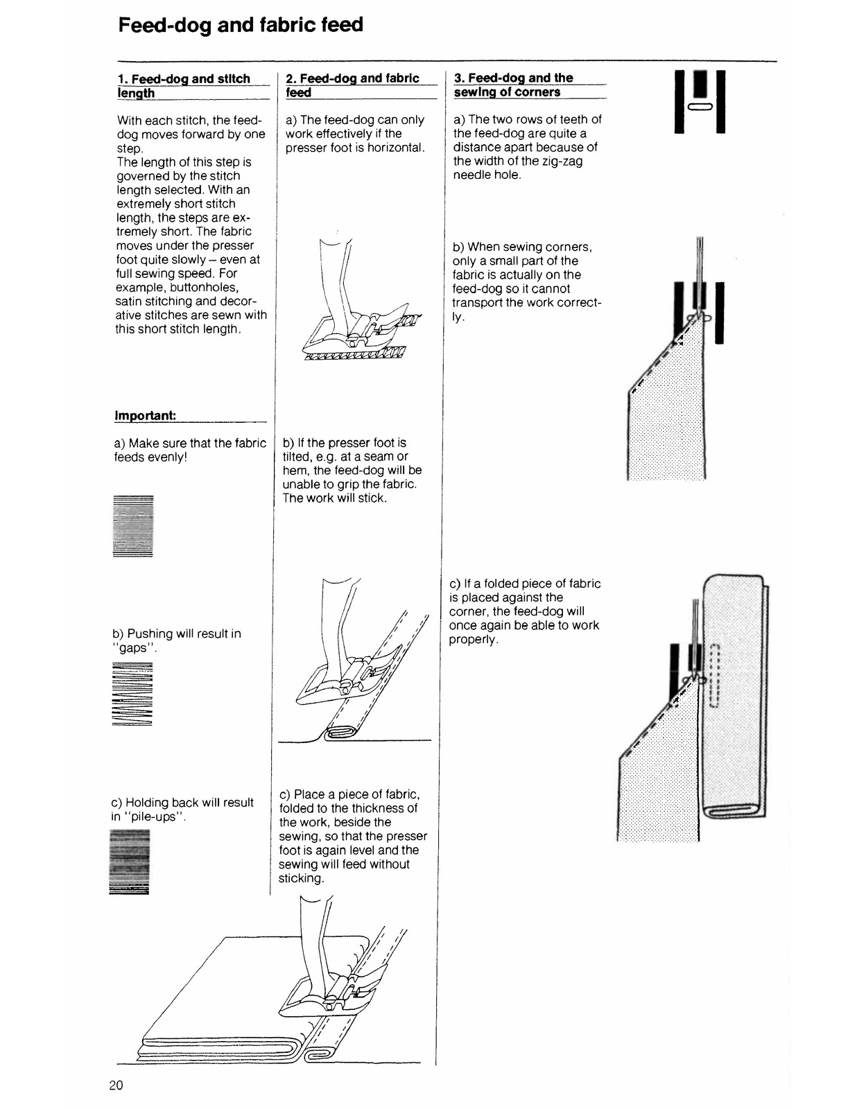 BERNINA Model 1090 Sewing Machine User Manual RUGGED CLOSURE – TOUGH COVERED