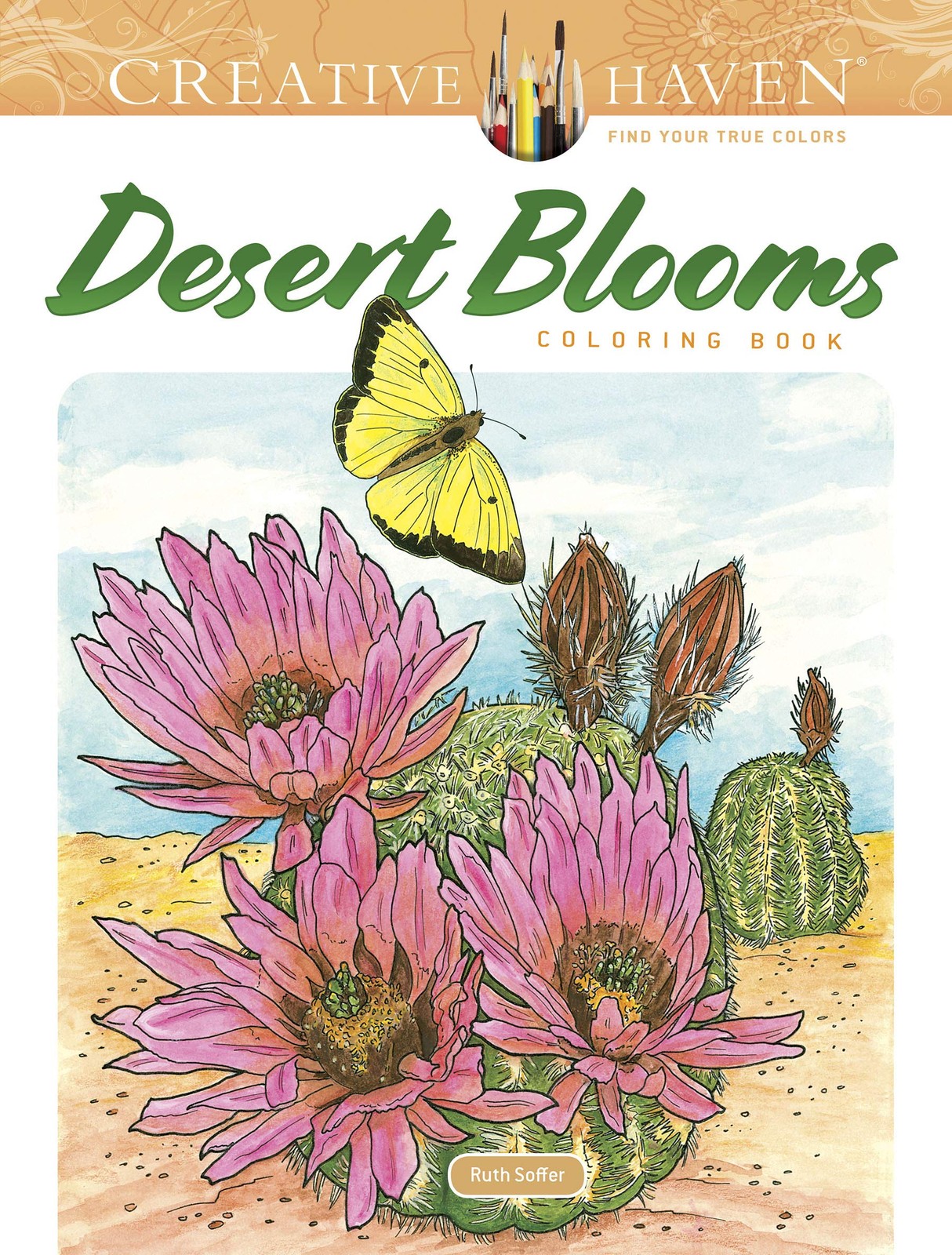 Creative Haven Desert Blooms Coloring Book (Adult Books: Flowers &…