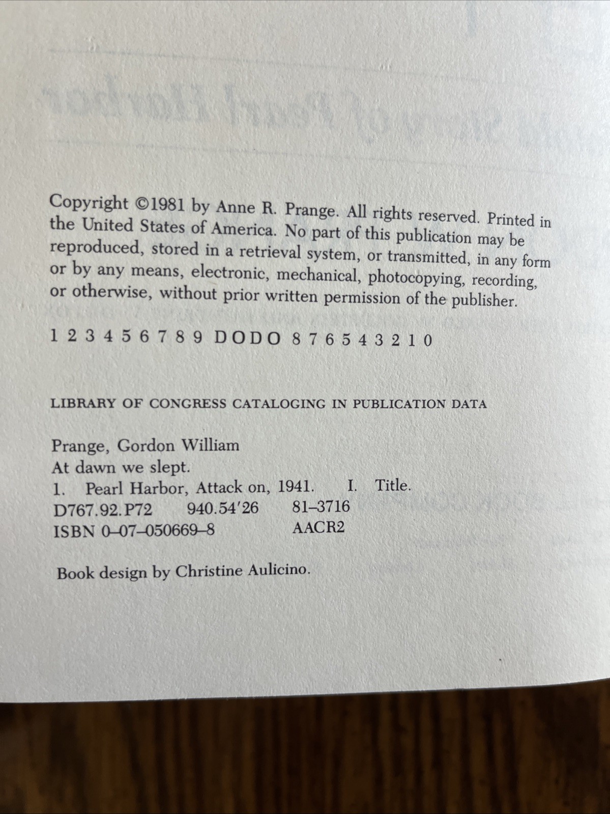 At Dawn We Slept, Miracle at Midway, Pearl Harbor, & Dec. 7 Prange 1st Ed/HB/DJ