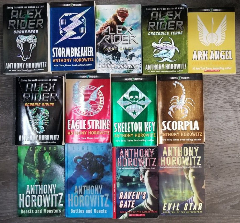 Lot 13 Anthony Horowitz YA books 9 Alex Rider Gatekeepers 1-2 2 Legends