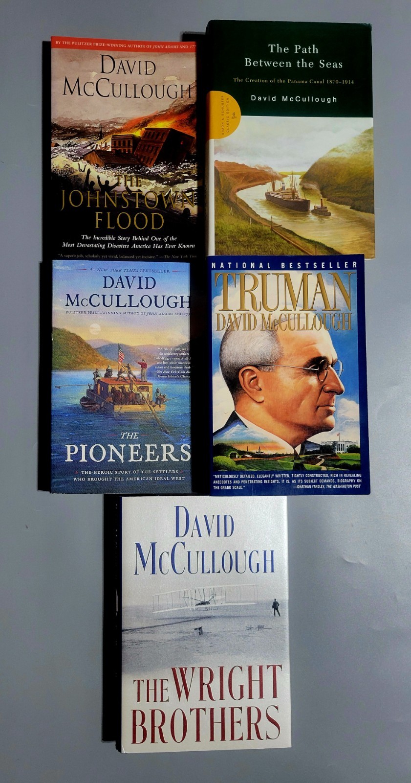 David McCullough Histories 10 Books Set – HC/PB – Good