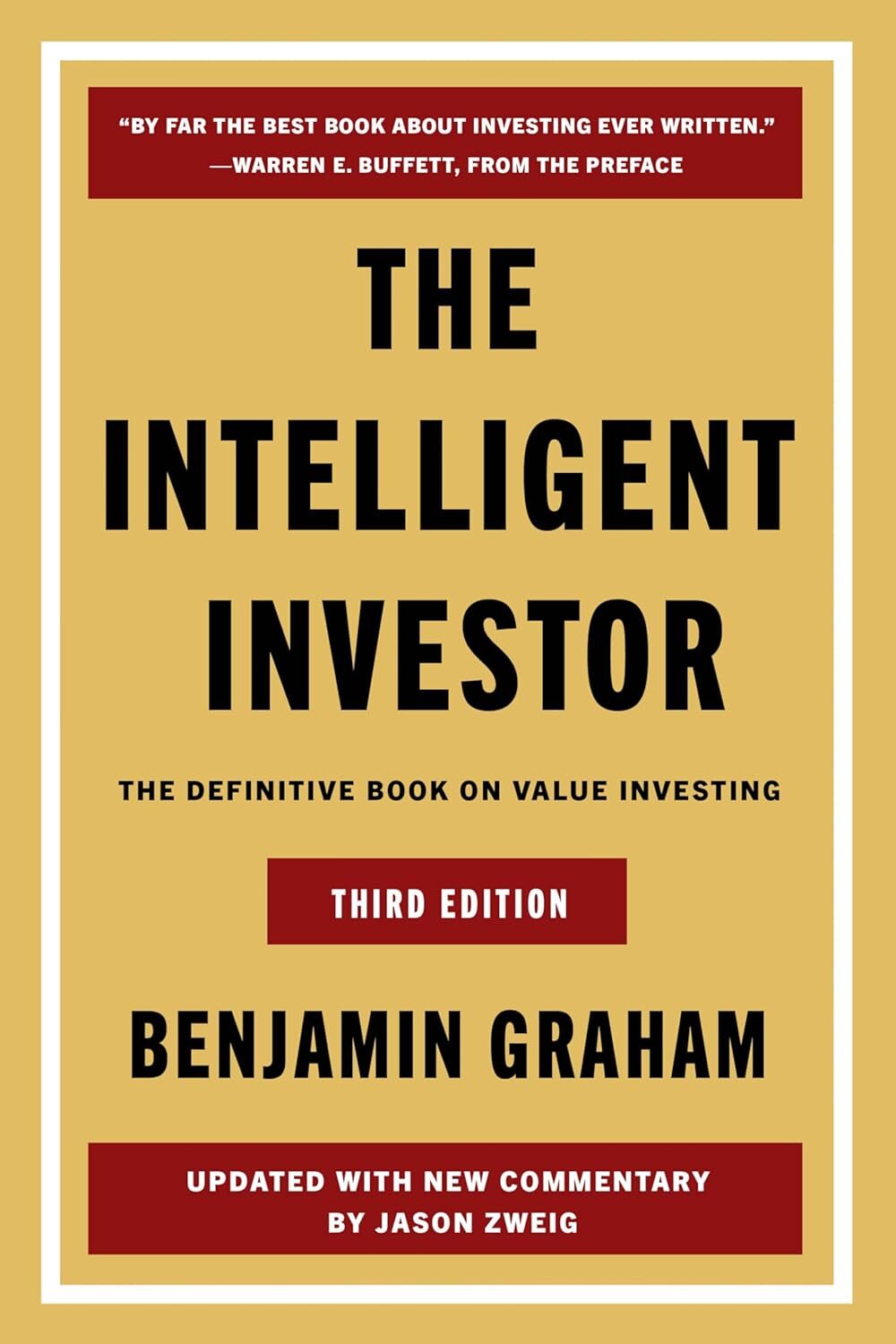 The Intelligent Investor (Third Edition) by Benjamin Graham NEW Paperback