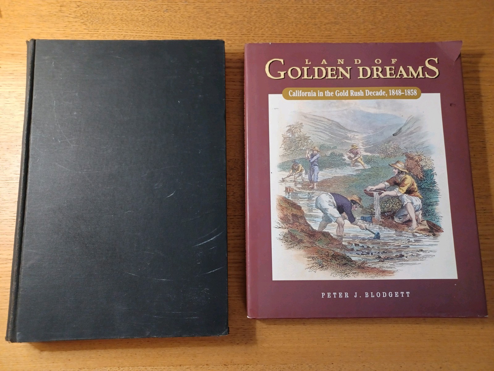 Gold Rush Album and Land of Golden Dreams: Calif Gold Rush 1848-1858 2 book lot