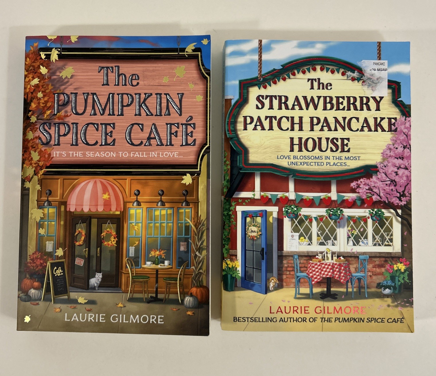 Laurie Gilmore Dream Harbor Lot of 2 Books Pumpkin Spice, Strawberry Patch