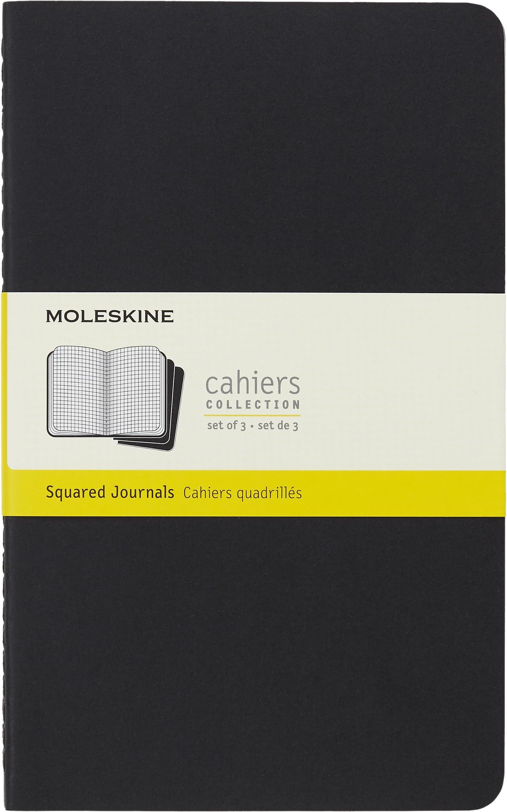 Moleskine Cahier Journal, Soft Cover, Large (5″ x 8.25″) Large, Black