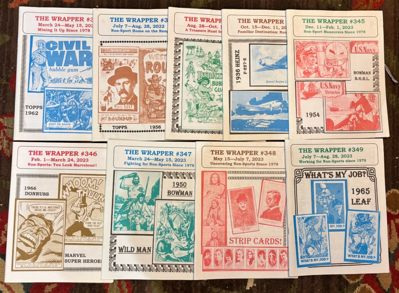 The Wrapper Magazine Lot of 9 2022-2023 (#340-349)