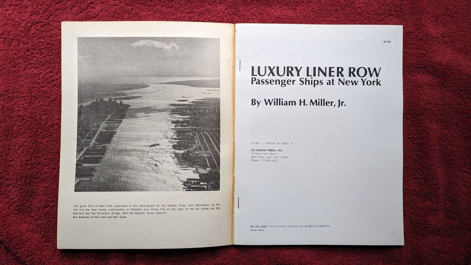 Luxury Liner Row Passenger Ships at New York by William H. Miller, Jr