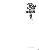Living with design, Hicks, David with Nicholas Jenkins, Good Book
