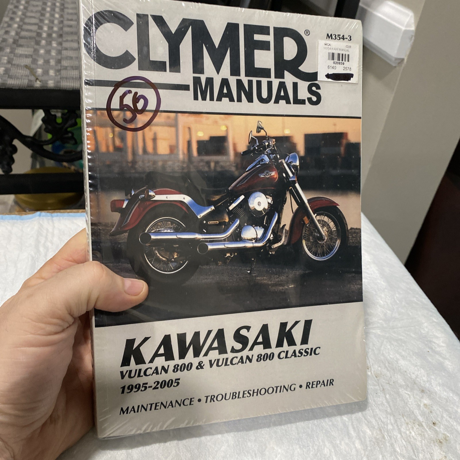 NEW CLYMER M354-3 Kawasaki Vulcan 800 & 800 Classic Service Manual 1995-2005