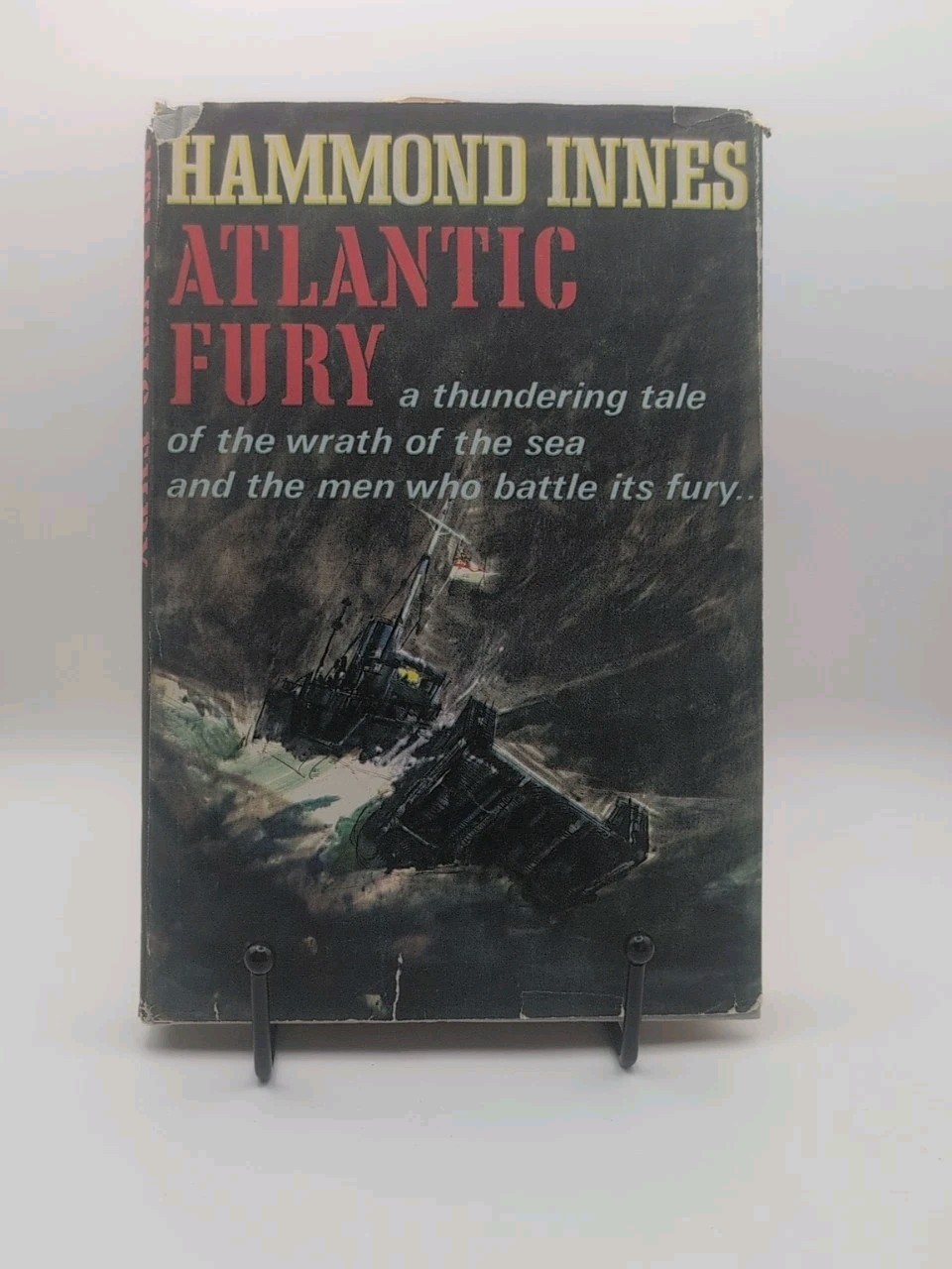 Atlantic Fury by Hammond Innes HB Reprint Amereon LTD Fiction Dust Jacket