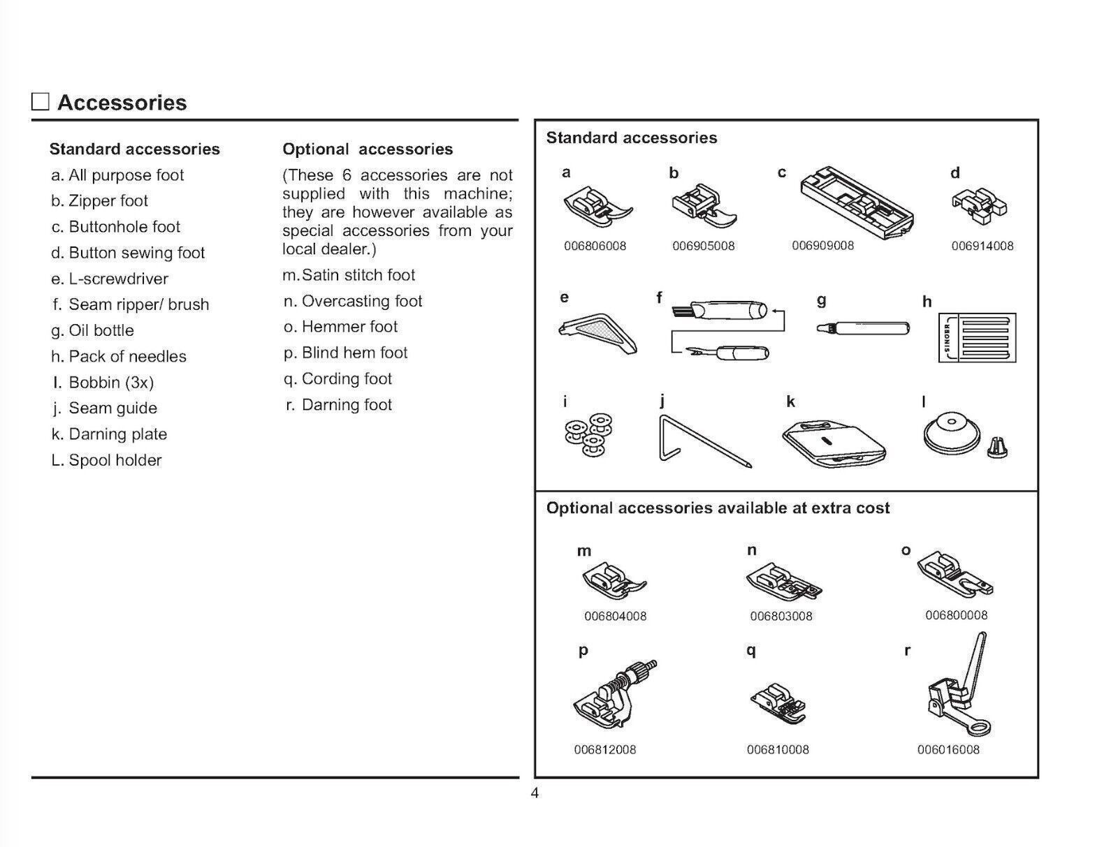 SINGER 1120 1100 Sewing Machine User Manual Instruction Book – ROBUST LOOP FIXED