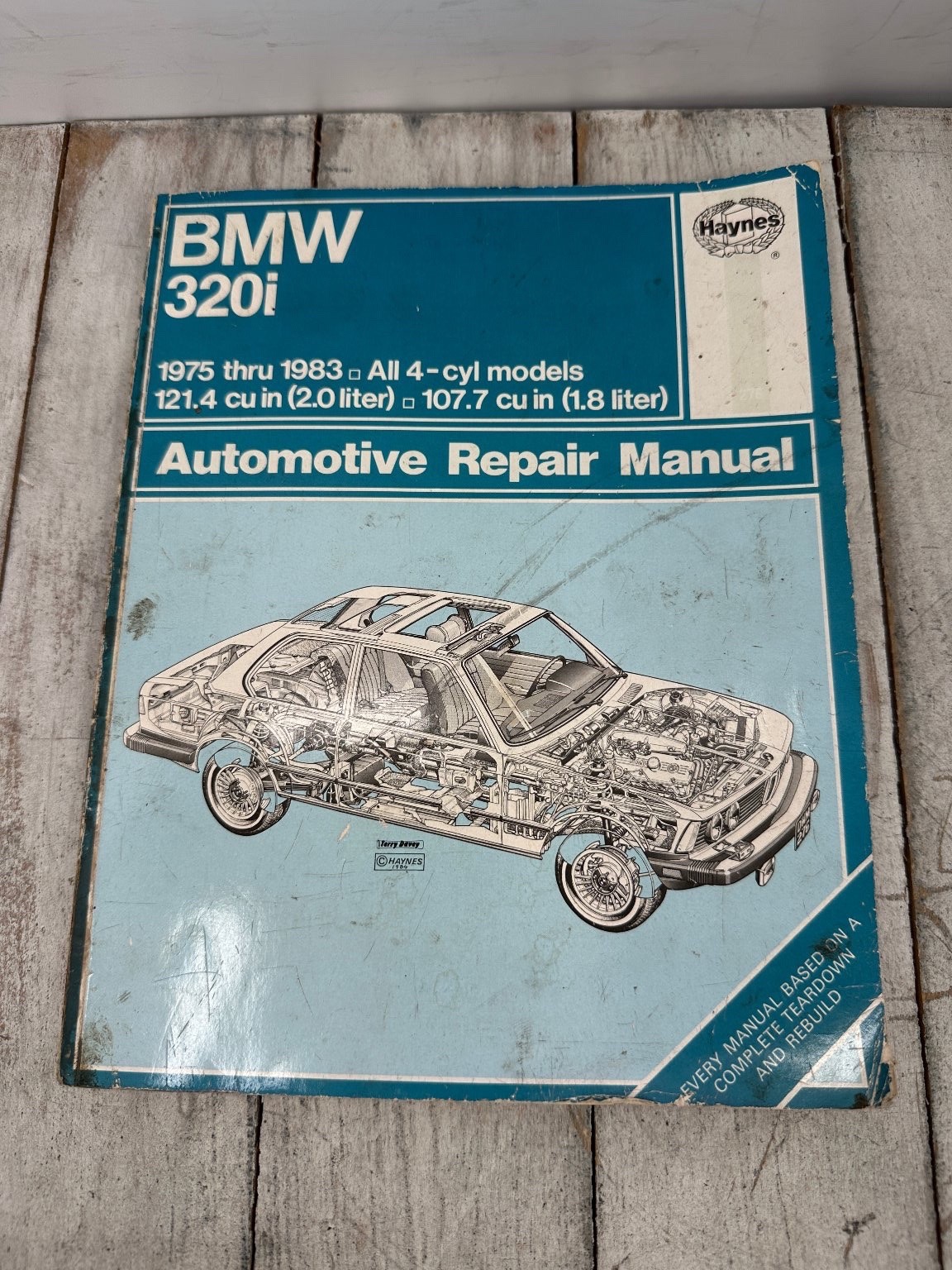 BMW 320i Haynes Automotive Repair Manual 1975-1983 1.8L 4-Cyl