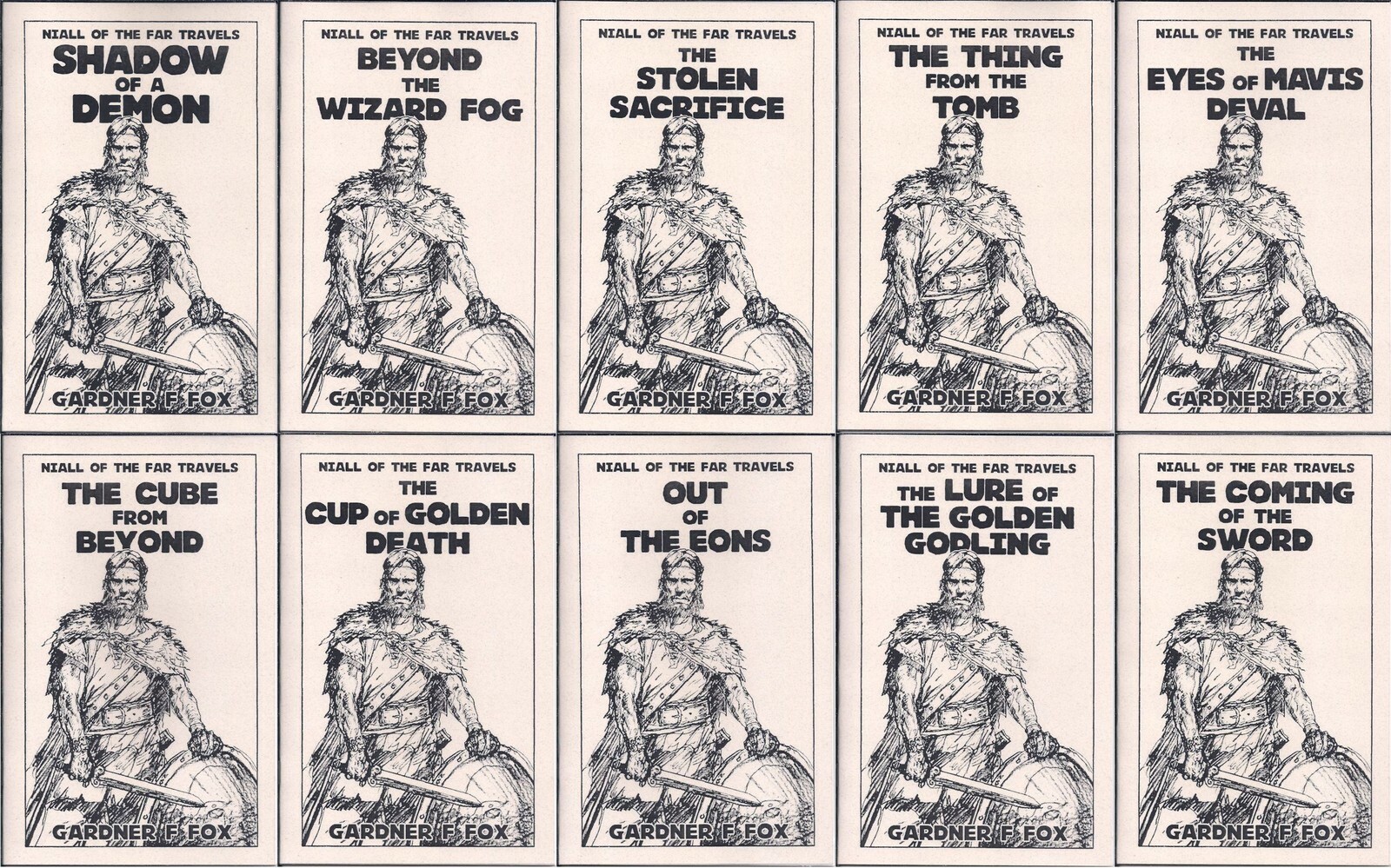 Niall of the Far Travels 1-10 – 2019 Sabre Press S&S Pulp Chapbook Collection