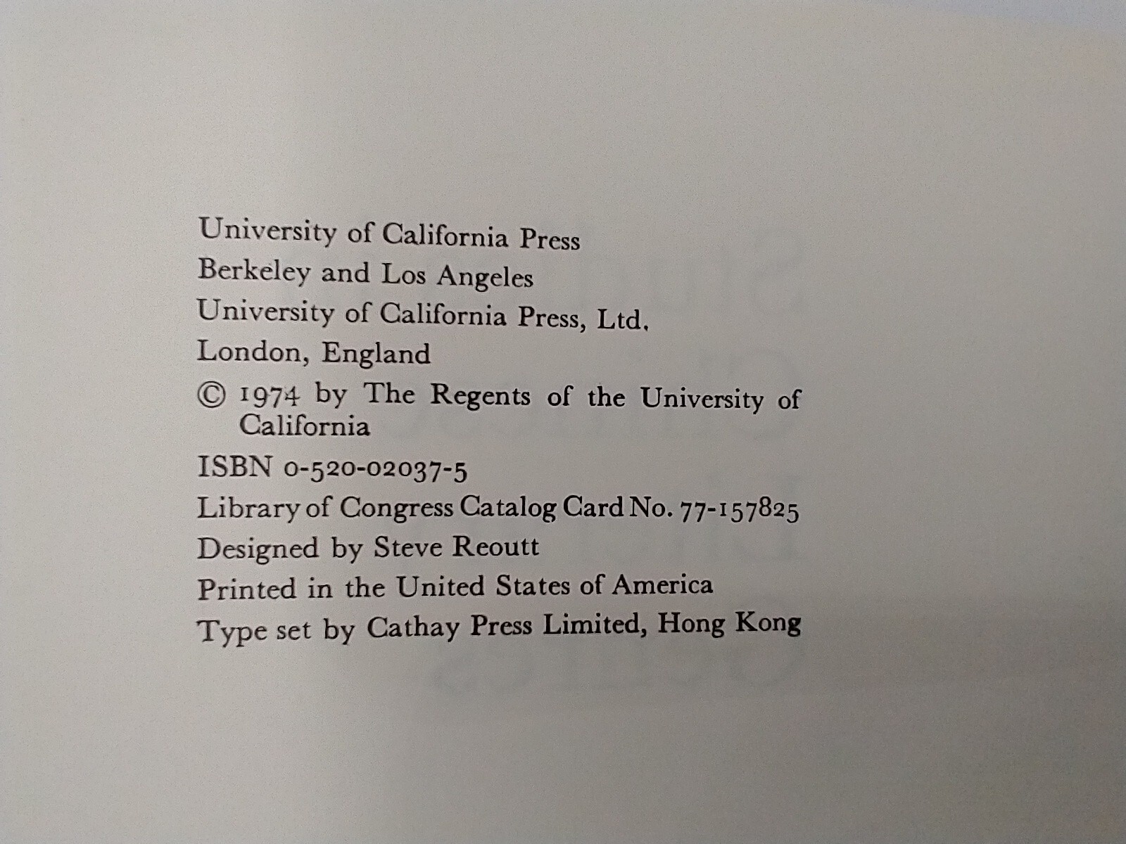 Studies in Chinese Literary Genres. Edited With an Introduction by Cyril Birch.
