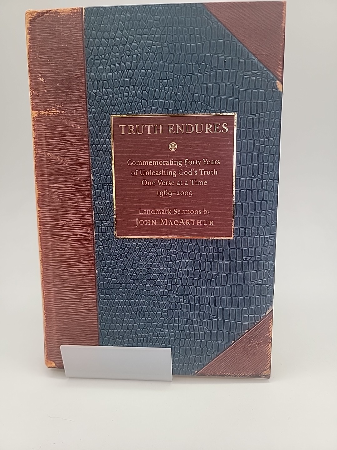 John MacArthur Truth Endures Hardcover 2009 Landmark Sermons 40th Anniv Good