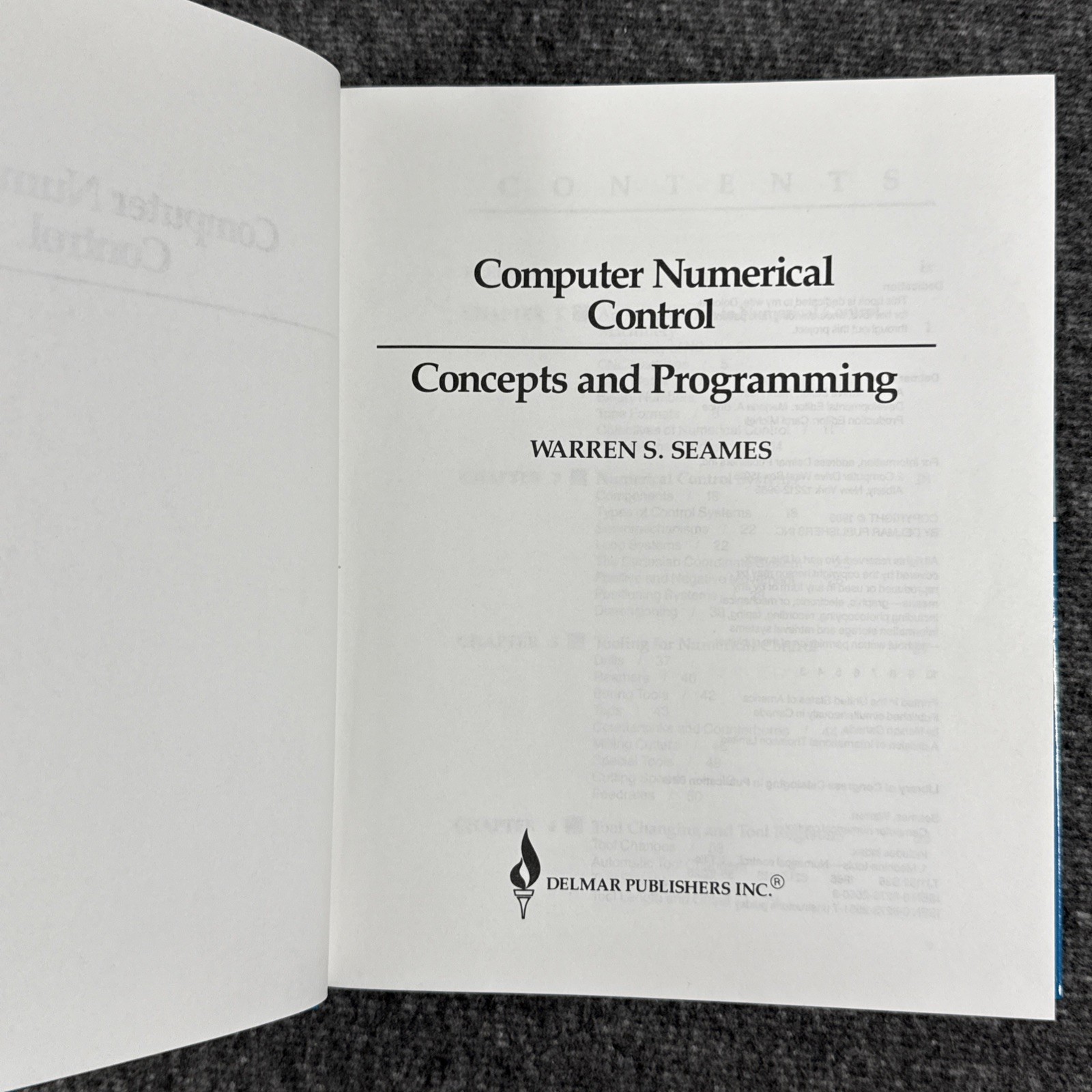 Computer Numerical Control Seames CNC Programming Engineering Text HC