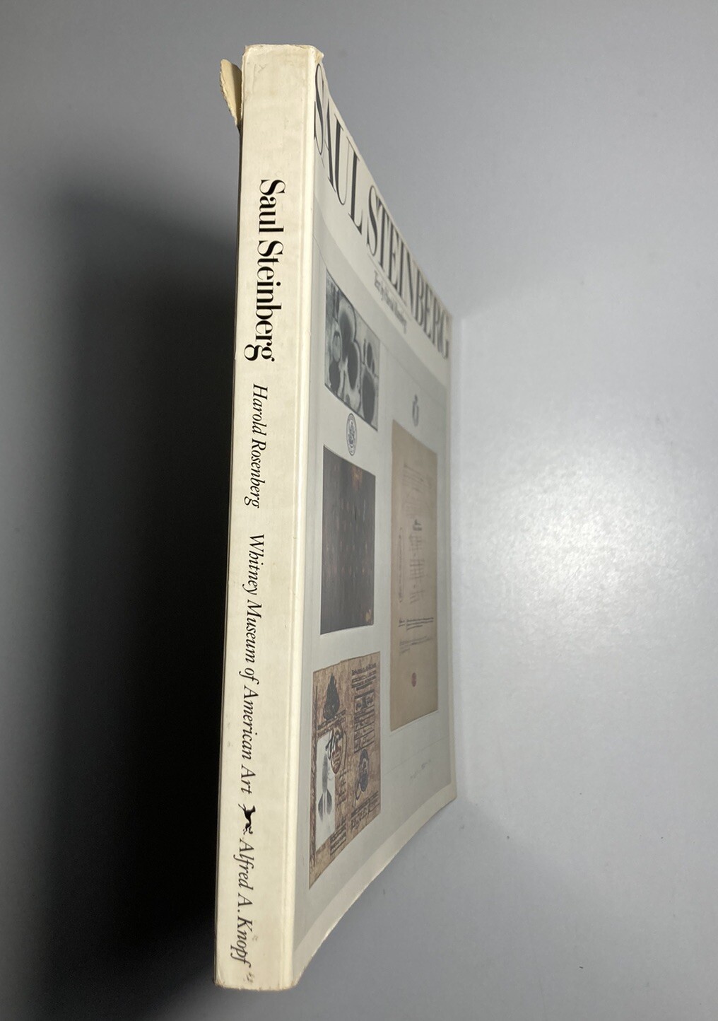 SAUL STEINBERG by Harold Rosenberg 1978 Softcover FIRST EDITION 2nd Print VG