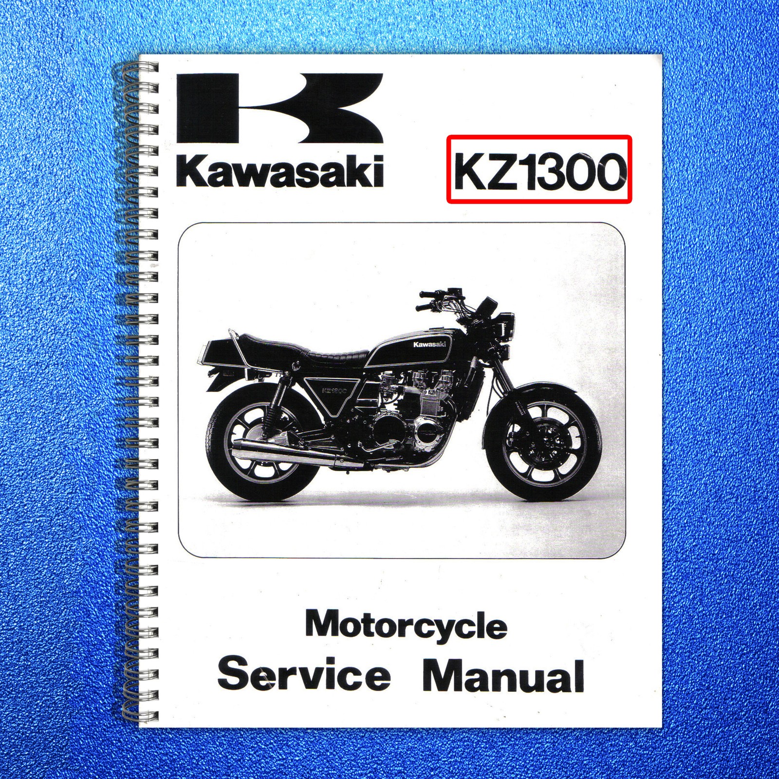 KAWASAKI KZ1300 Service Manual 1997 – STEEL WIRE BOUND – PROTECTIVE COVERS