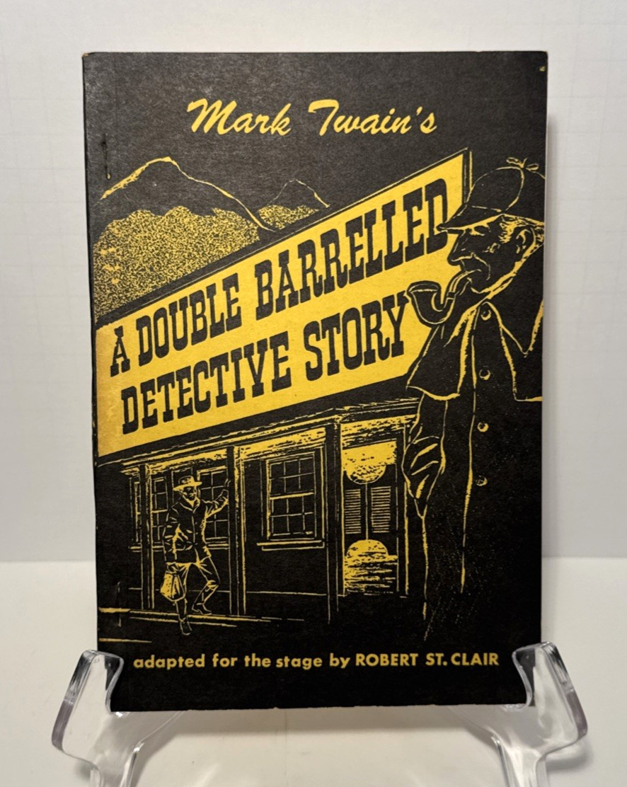 Mark Twain A Doubled Barrelled Detective Story | Play Stage Adaptation St Clair