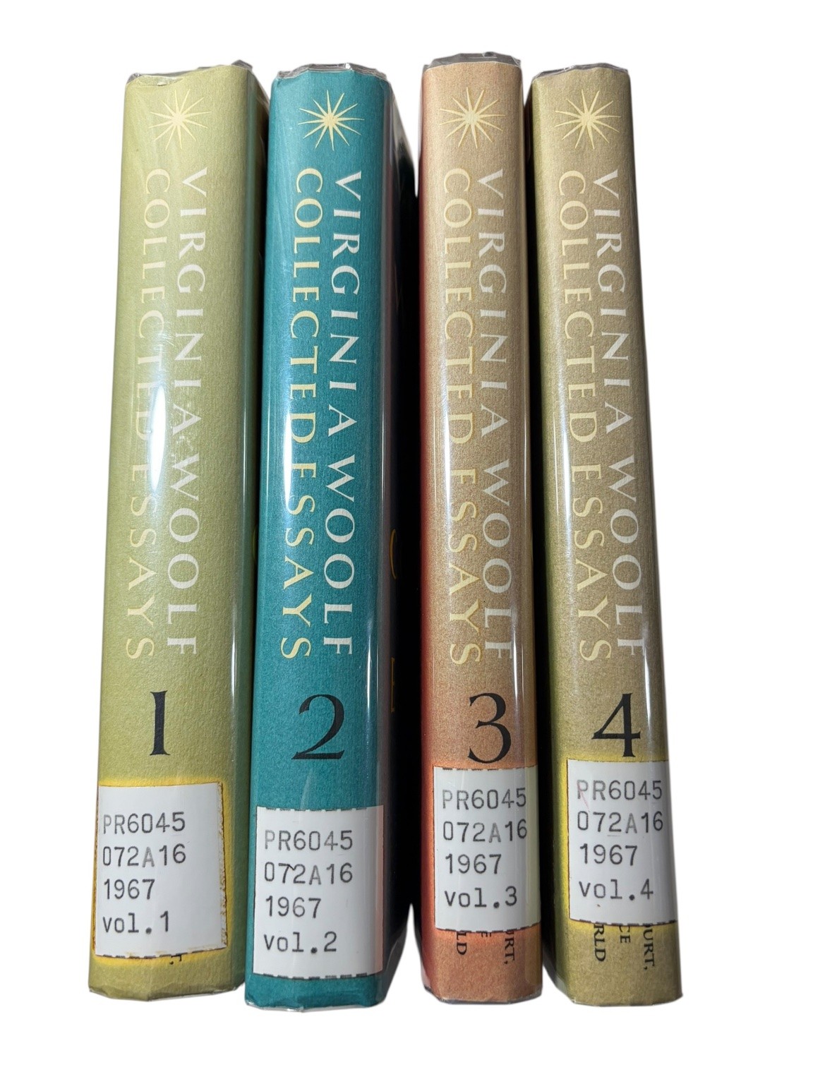 Collected Essays Virginia Woolf 1967 First American Edition Harcourt 4 Vols