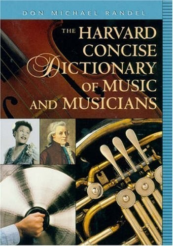The Harvard Concise Dictionary of M…, Randel, Don Mic