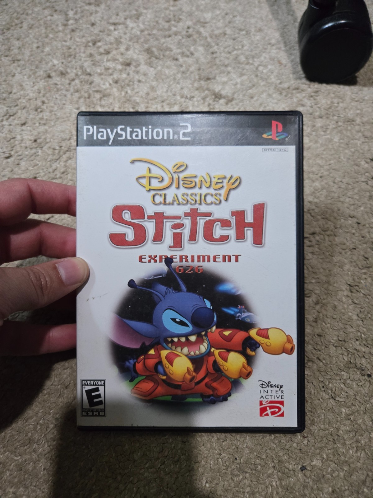 Playstation 2 PS2 Disney Classics Stitch Experiment 626 Game, Manual, and Case