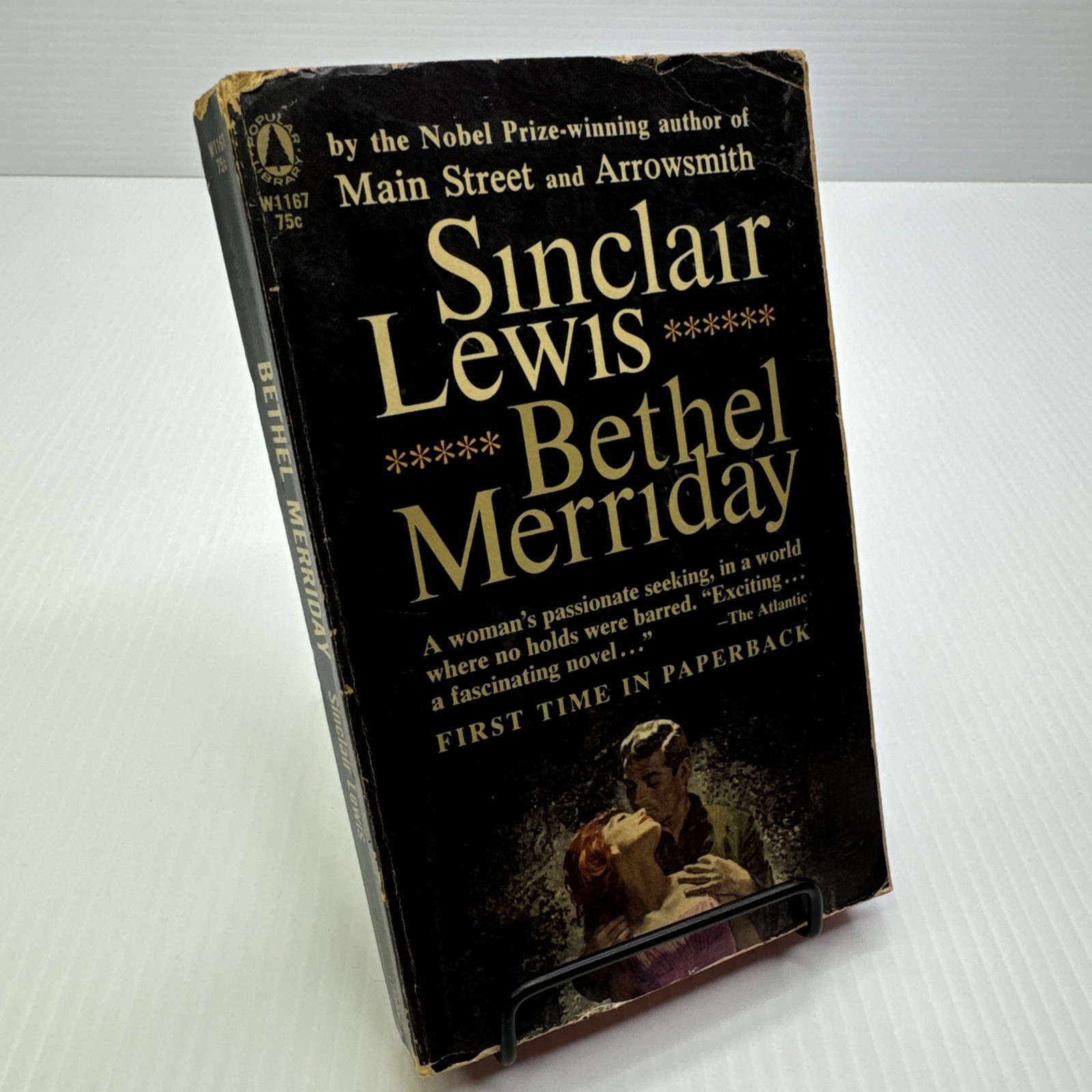 Sinclair Lewis Bethel Merriday Paperback Popular Library Edition c1940 Vintage