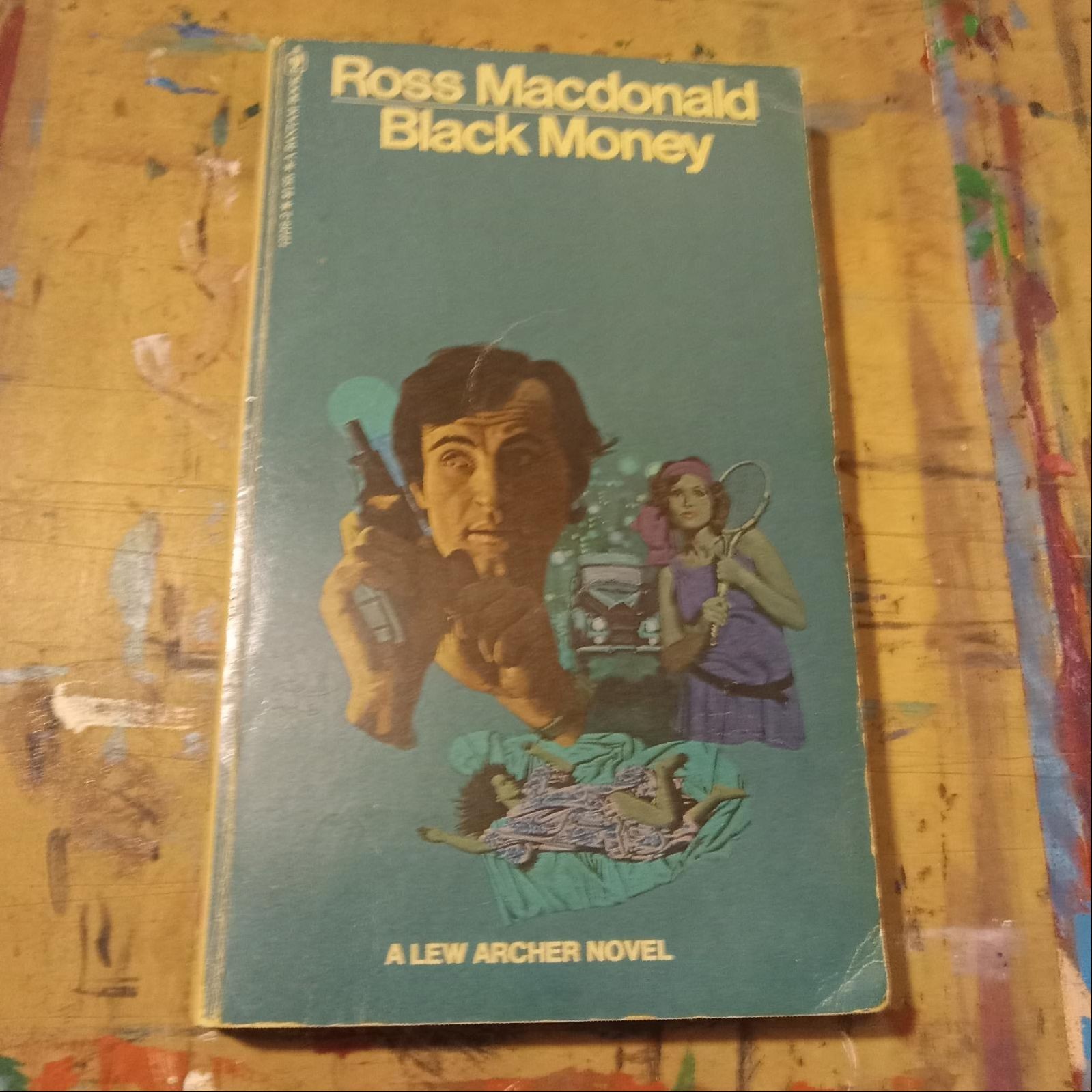 Ross Macdonald Black Money 1978 Bantam Books 5th Printing 12mo Paperback VG