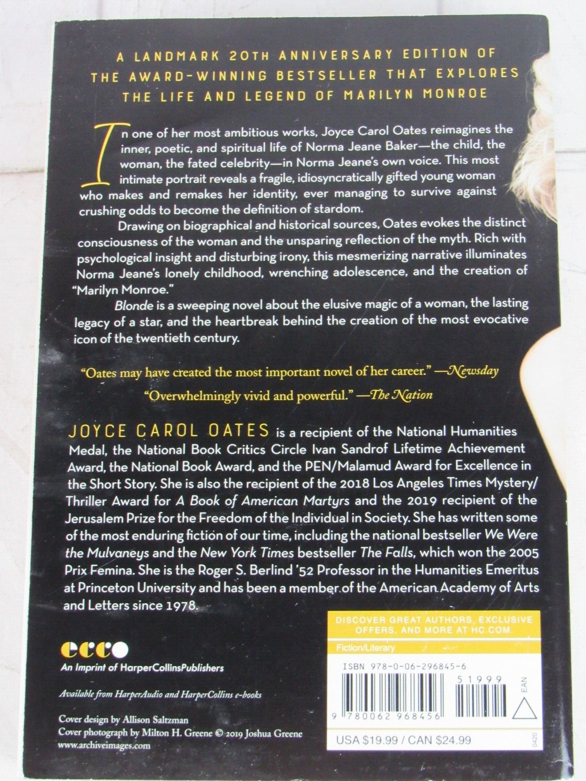 Blonde: A Novel, Joyce Carol Oates, Paperback