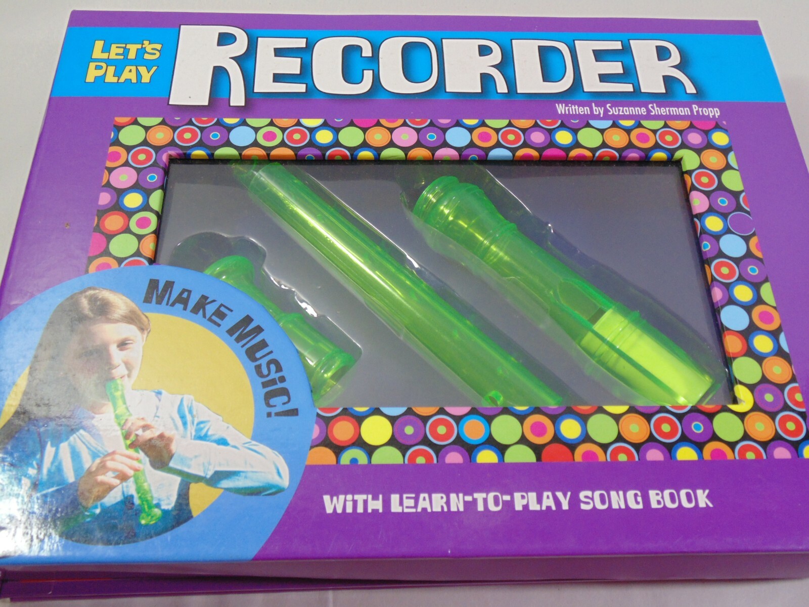 Let’s Play Recorder with Song Book by Suzanne Sherman Propp