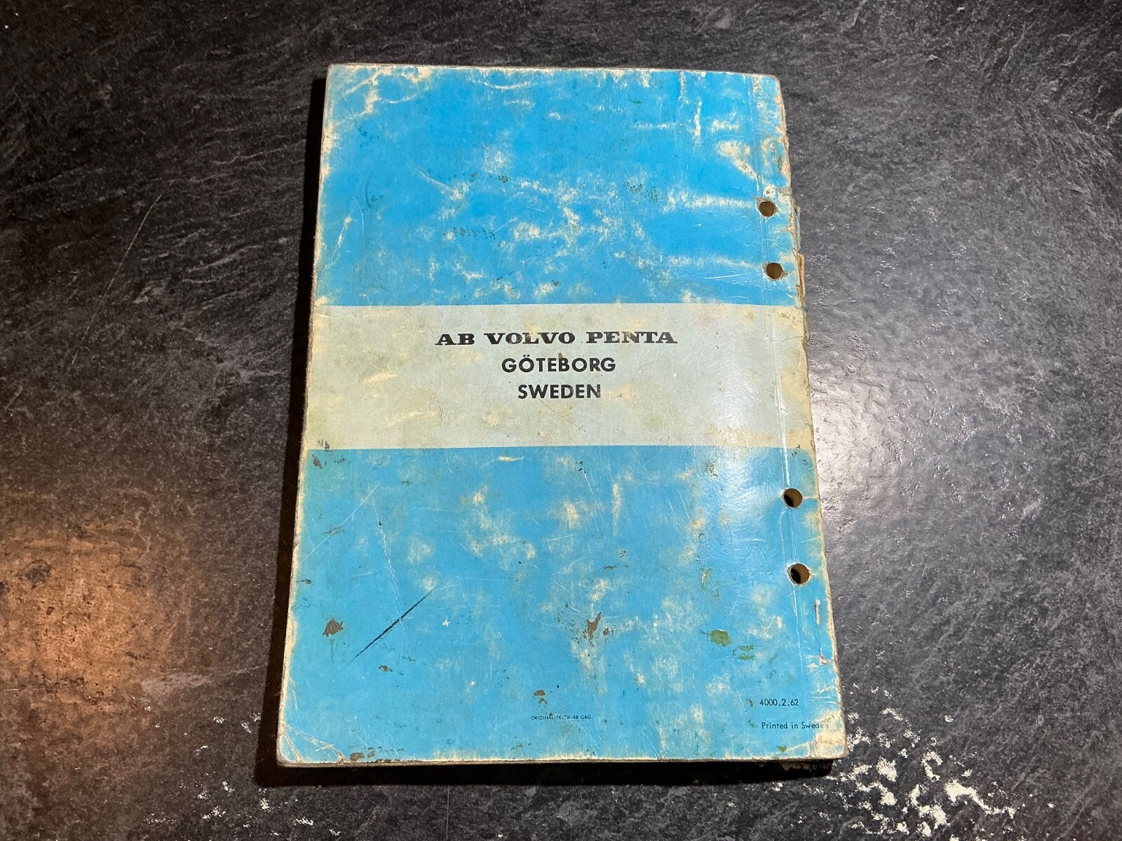 Volvo Penta Aquamatic 100 Engine Unit Parts Catalogue AQ100 B18 4 Cylinder 1.8L