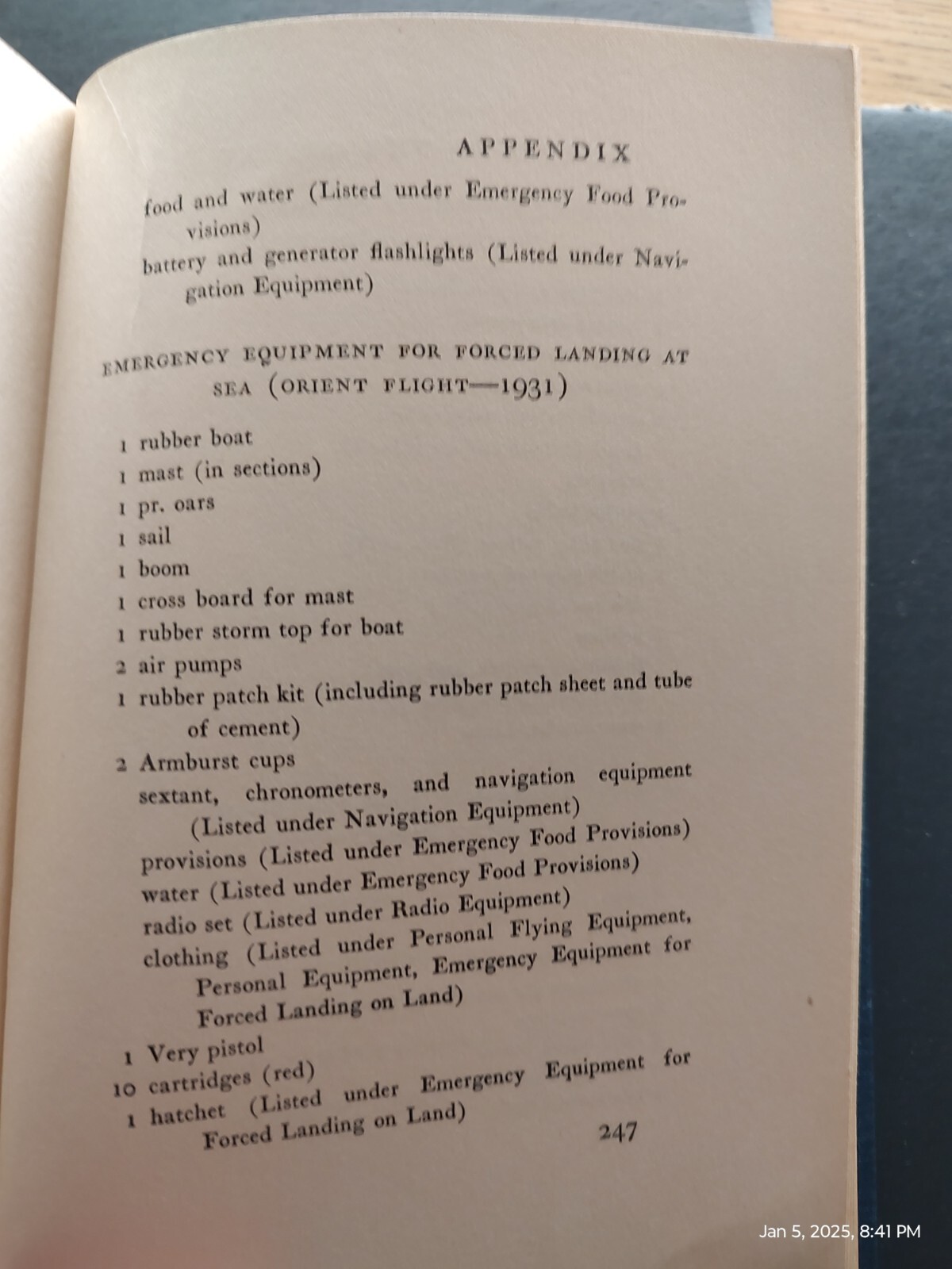 North to the Orient, by Ann Morrow Lindbergh, 255 pages, © 1935, 10th Printing