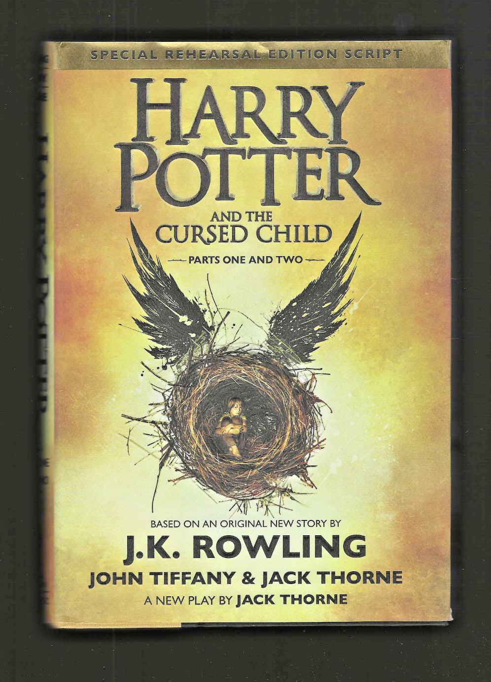 Harry Potter and The Cursed Child 2016 First Printing 1st Ed Hardcover & DJ MINT