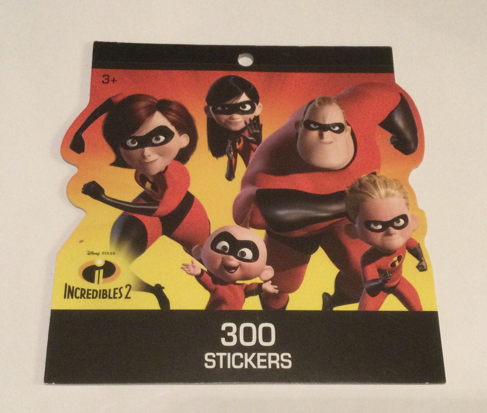 The Incredibles 2 Sticker Pad – 300 Stickers (8×8 Inches)