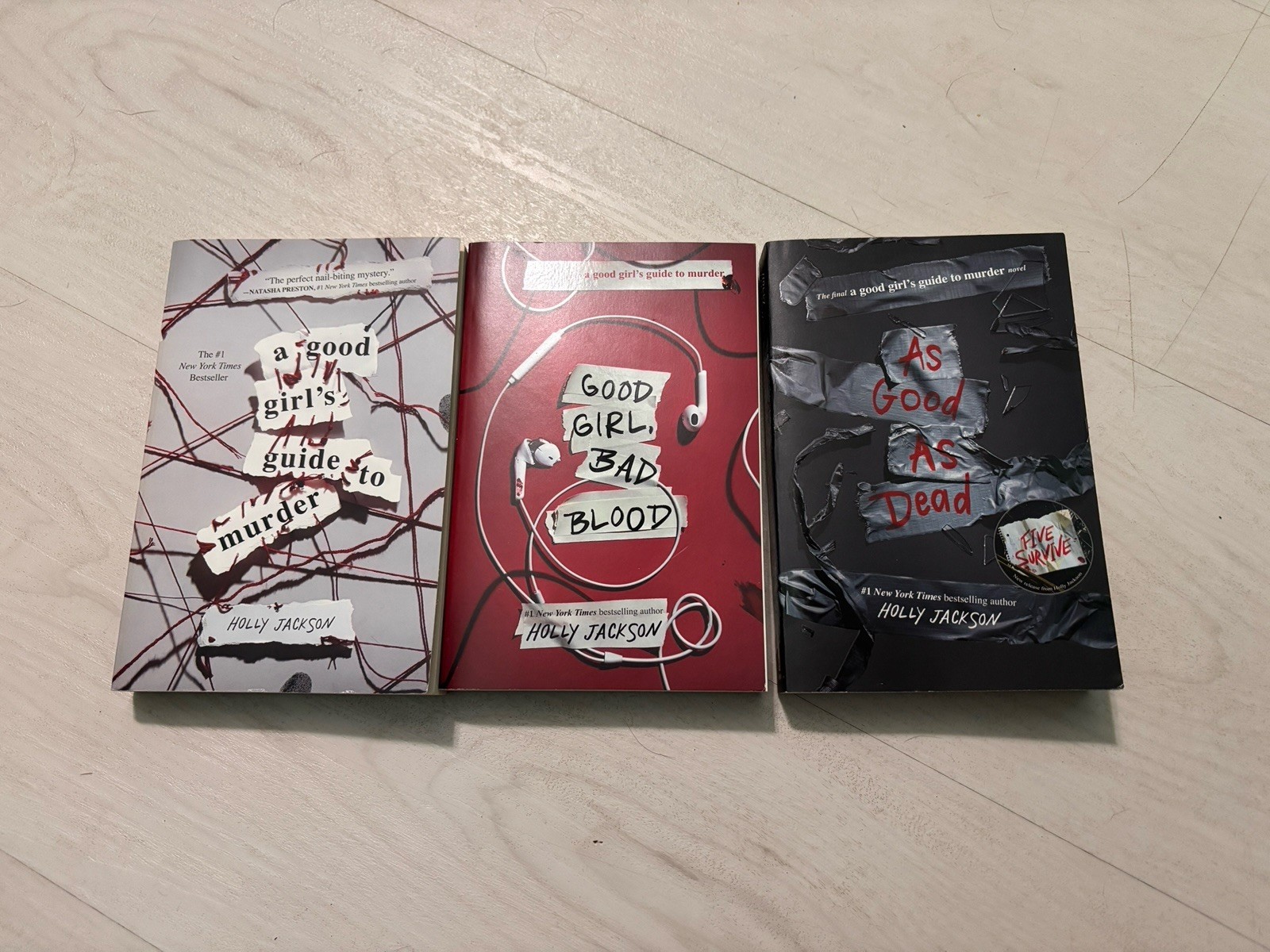 A Good Girl’s Guide to Murder #1-3 by Holly Jackson Trade Paperback 3 Book Set