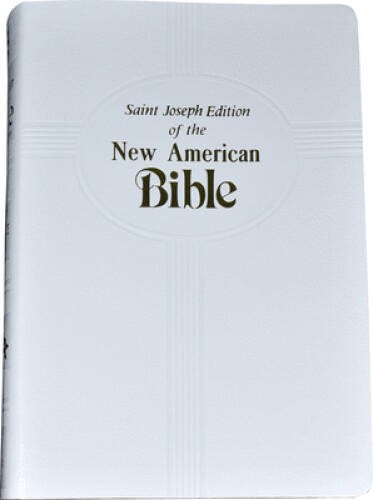 New American BibleGift EditionWhite Imitation Leather609 10 – VERY GOOD