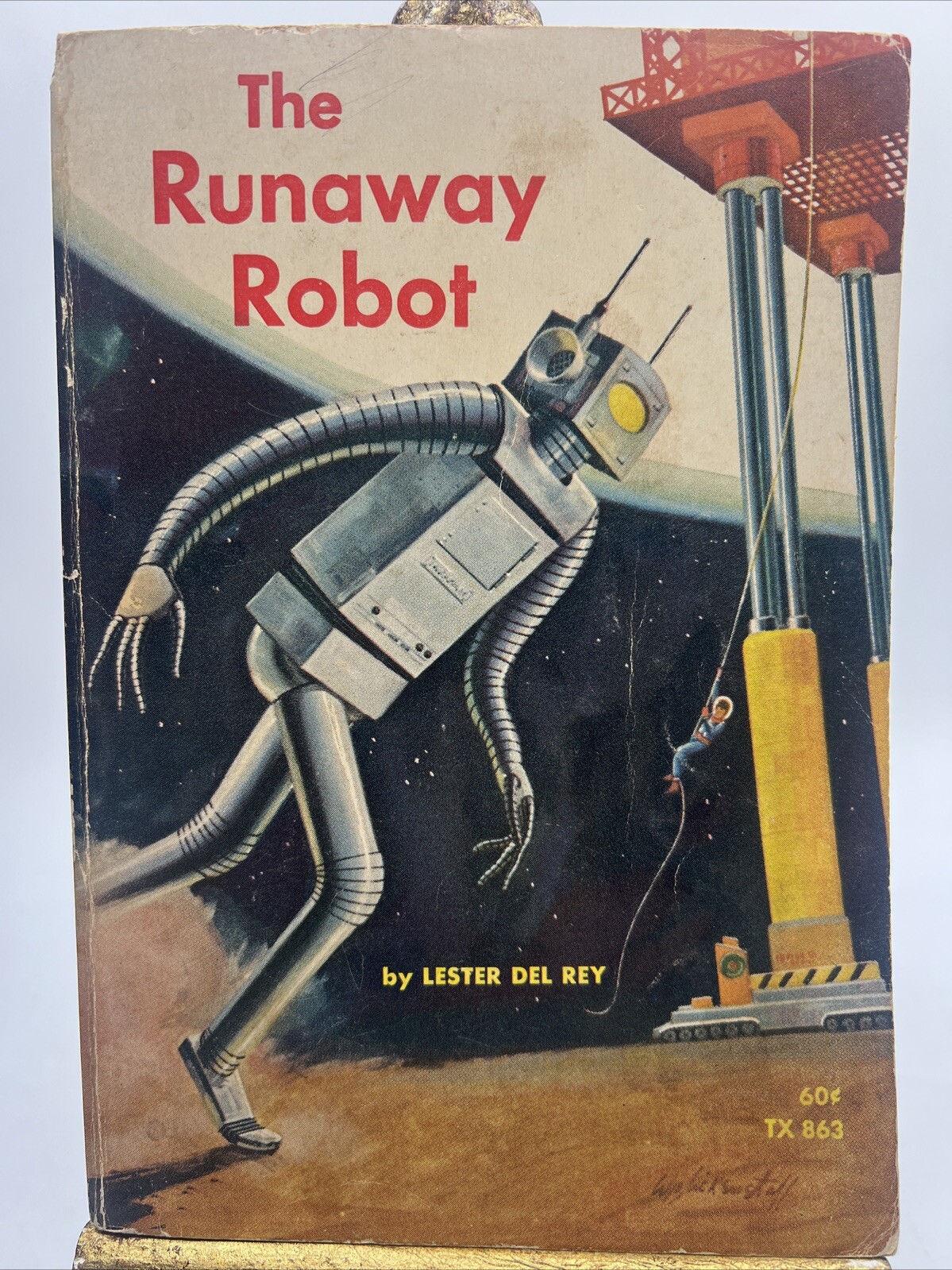 The Runaway Robot-Lester Del Rey-Pbk-1966-Scholastic-SciFi-Fantasy
