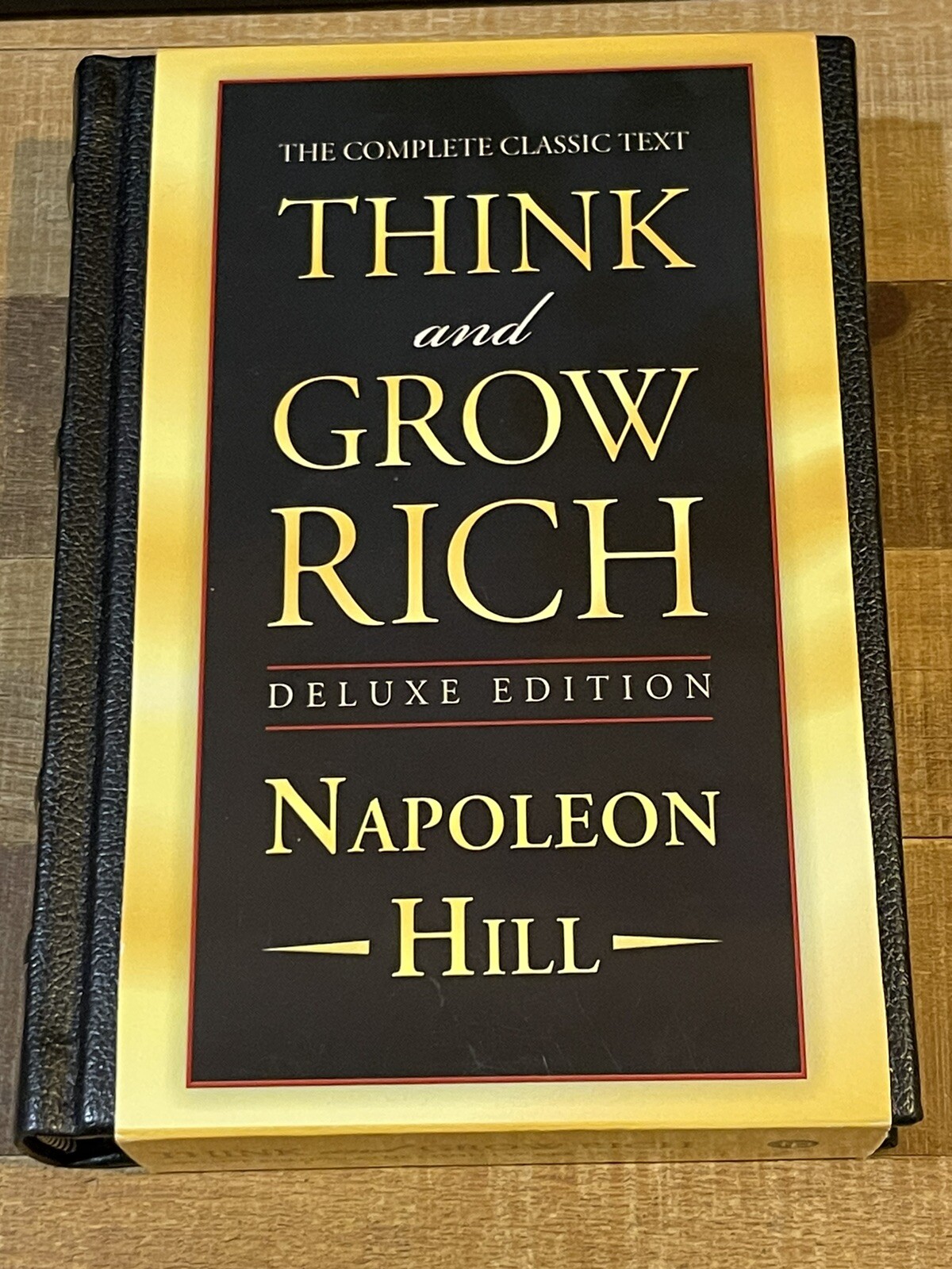 Think And Grow Rich by Napoleon Hill Vegan Leather Bound Deluxe Edition