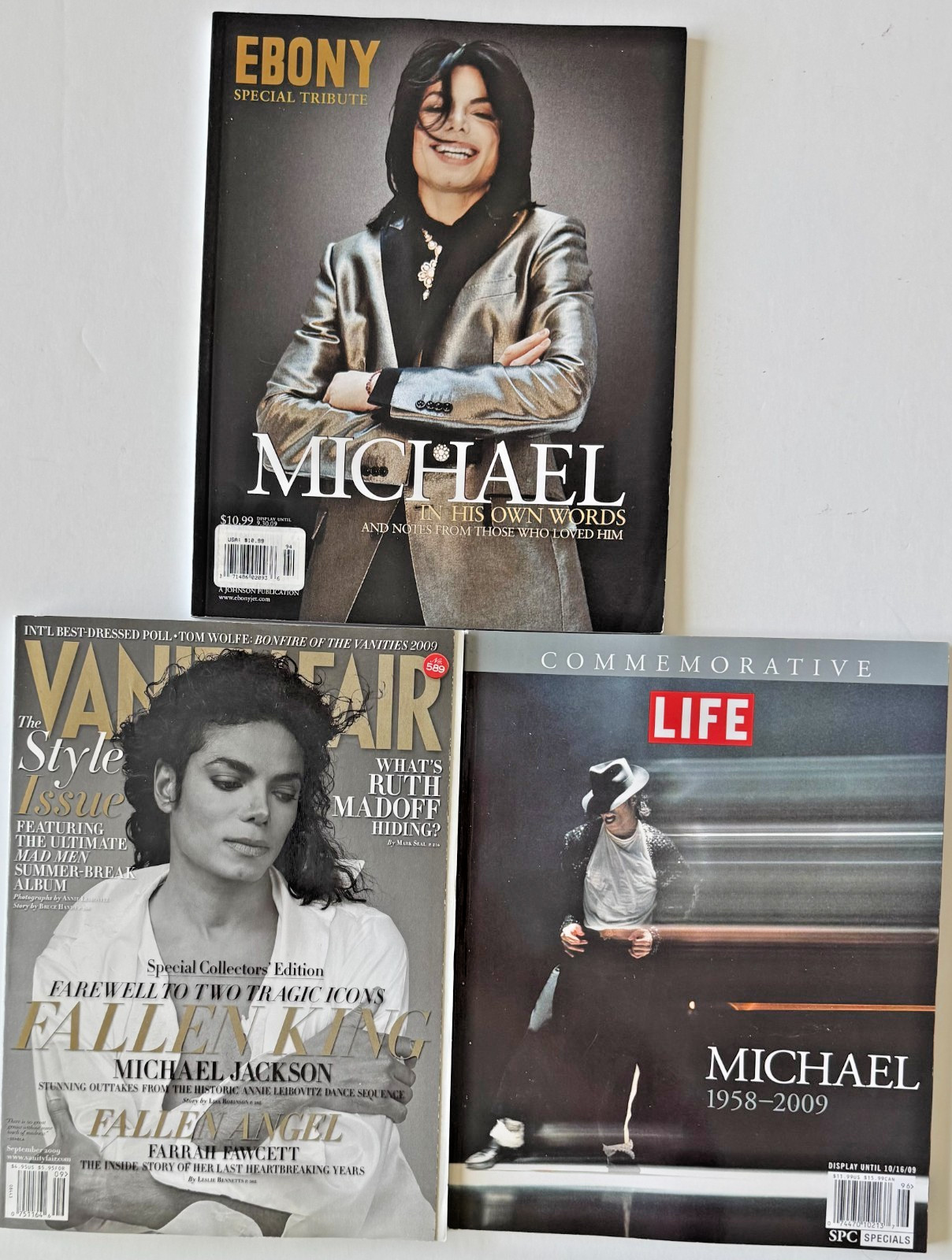 Michael Jackson Collectible Magazines – Lot of 3