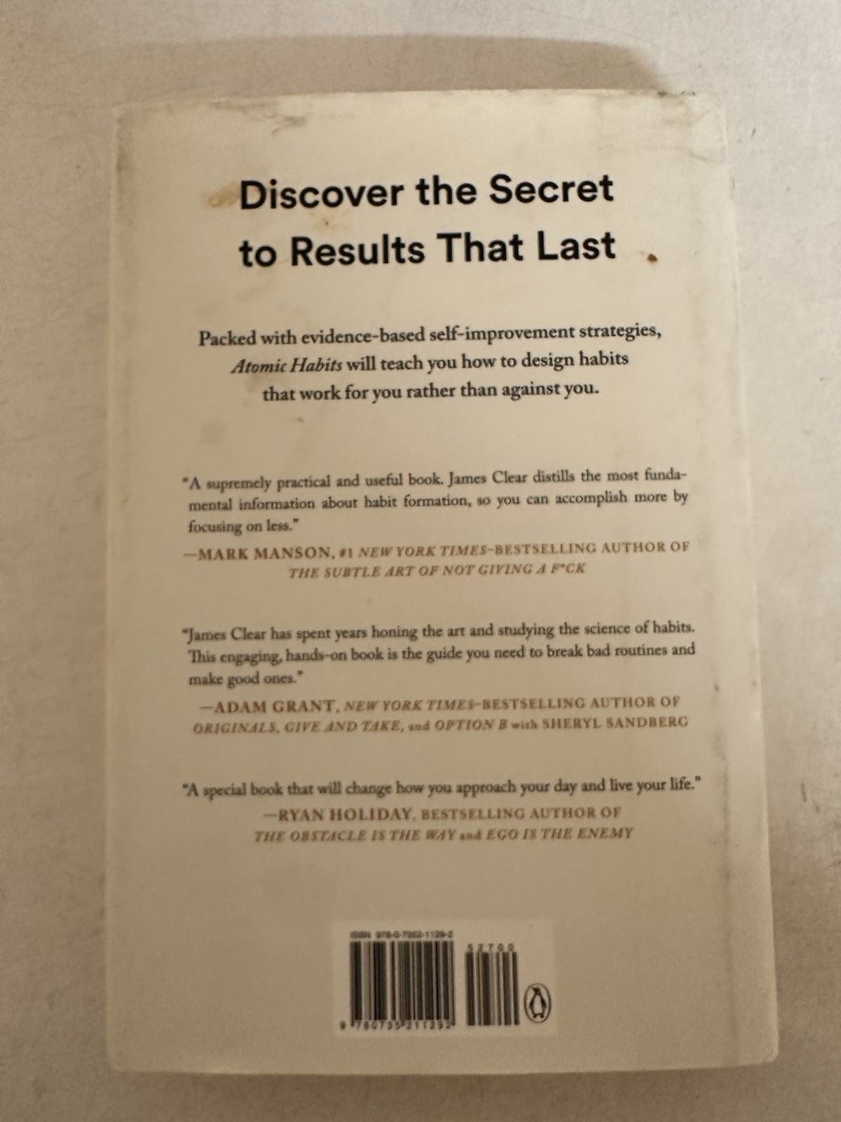 Atomic Habits by James Clear